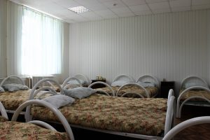 Палата 5-го мужского психиатрического отделения филиала Бороденки
